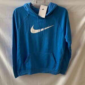 NIKE Women's Varsity Fleece Hoodie in Royal Blue Sz Small